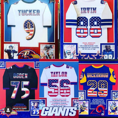 Jersey Framing with Custom Video Screen