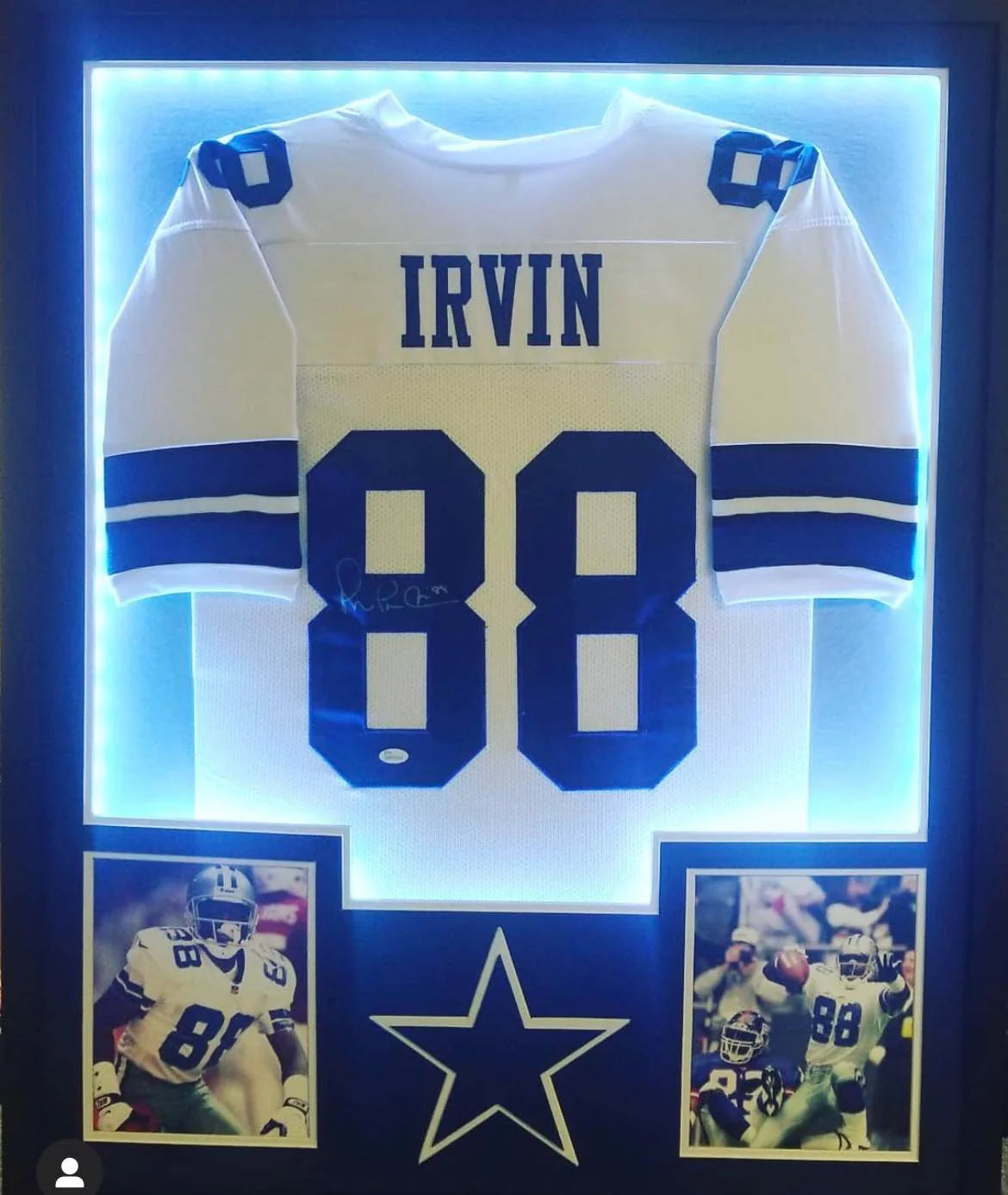 LED Custom Jersey framing